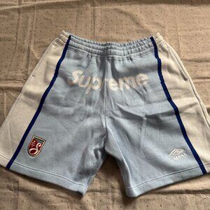 Supreme Umbro Knit Soccer Short Light Blue